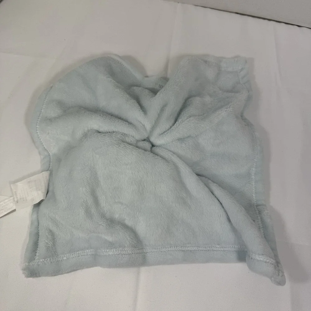 Blankets & Beyond Blue Puppy Dog Baby Security Blanket 15x14 Adorable Nunu Lovey